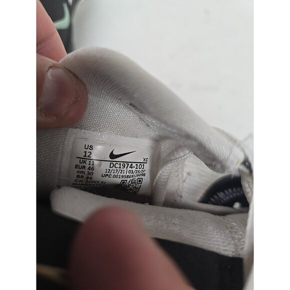 Nike Men's PG 6 DC1974-101 Basketball Shoe Black Orange Chalk Size 12M - Picture 5 of 8